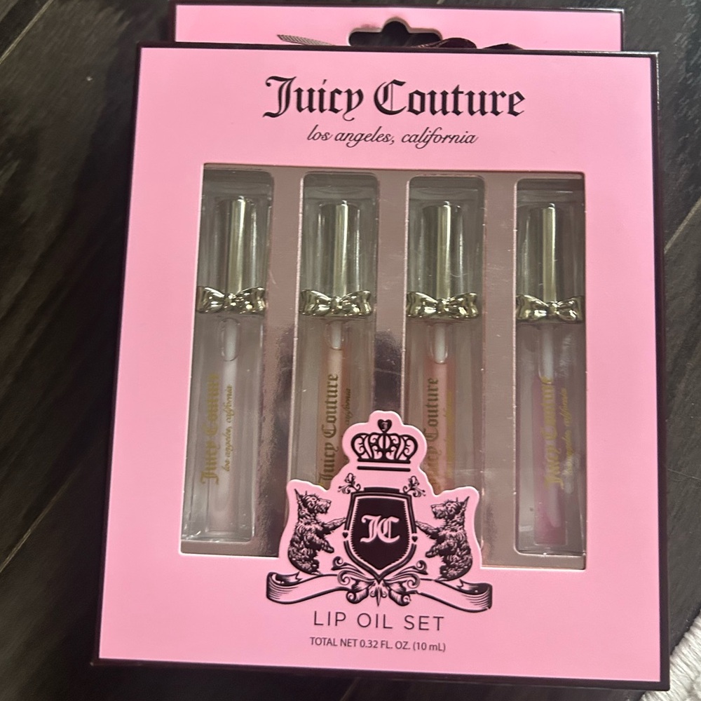 Juicy couture lip set of 4, new in box